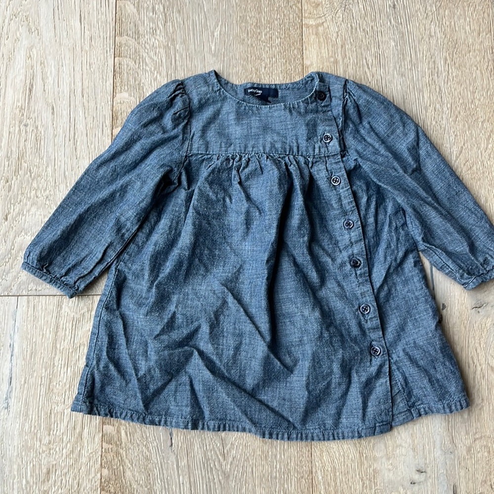Baby Gap 12-18 denim dress